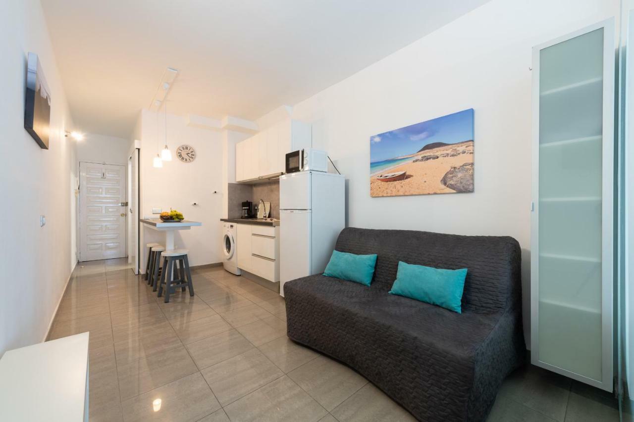 大加那利岛拉斯帕尔马斯1St Line Studio Las Canteras Beach - Wifi公寓 外观 照片